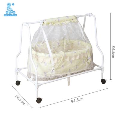 China Durable Modern Metal Crib Nets Baby Crib Living Room Hanging Cradle for sale