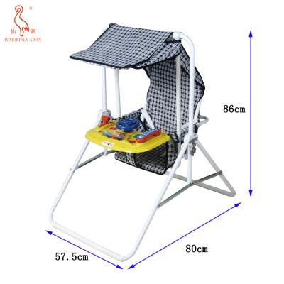 China Factory Direct Durable Baby Furniture Room Folding Baby Swing Price With Musical Toys for sale