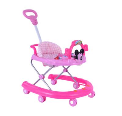 China Learn Factory Low Price Cartoon Baby Strollers Baby Walking Plastic U Based Walkers For Indoor Or Outdoor Use for sale