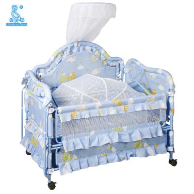 China Hot New Softextile Portable Detachable Baby Netting Hutch Solid Square Pipe Style for sale