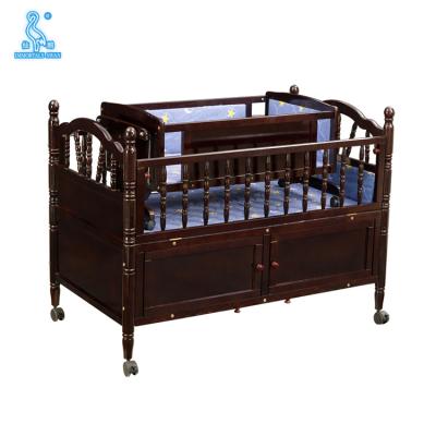 China New Design Removable Warm Portable Soft Fabric Large Baby Crib for sale