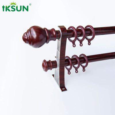 China 1mm Modern Wood Curtain Rod Aluminium Alloy 6063 T5 Material for sale