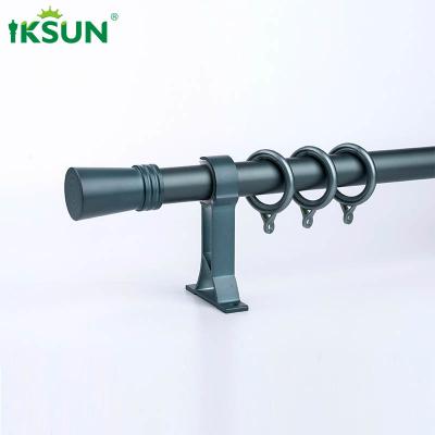 China Darkening Single Aluminium Curtain Rod Minimalist For Home Decor for sale