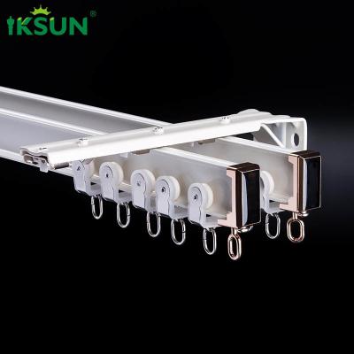 China Minimalist Matte Flexible Curtain Track Wall Mount Multifunctional OEM ODM for sale