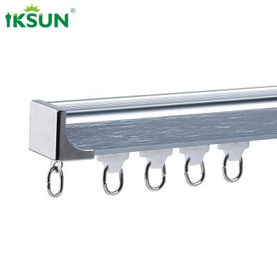 China Decorative Brushed Aluminium Curtain Track With Electrophoresis Finish for sale