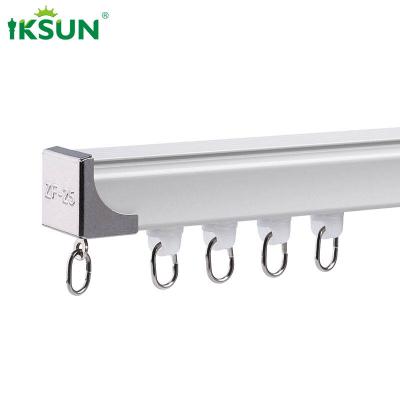 China Matte Brushed S Fold Curtain Track , Aluminium Curtain Rail Noise Free for sale