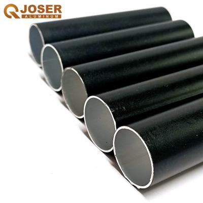 China Round Rolling Pipe 6063 Aluminum Window Extrusion Profiles Large Diameter 60mm Te koop