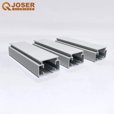 Cina Iksun Electrophoresis White Somfy Electric Track Aluminum Profile Rail 1.3mm Thick in vendita