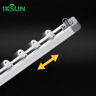 中国 0.7-4.5 Meter Adjustable Window Curtain Track Extendable Curtain Rod Rail 販売のため