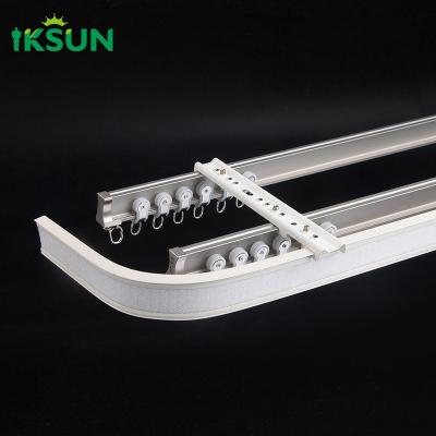 Cina 1.2mm Profilo di alluminio Corto Cornice Rod Slide Finestra Sliding Track Rail in vendita