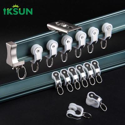 China 1.2 mm Dicke Biegbare Vorhangsbahn Läufer Kurve Ripple Fold Vorhangsbahn für mehrfache Fenster zu verkaufen