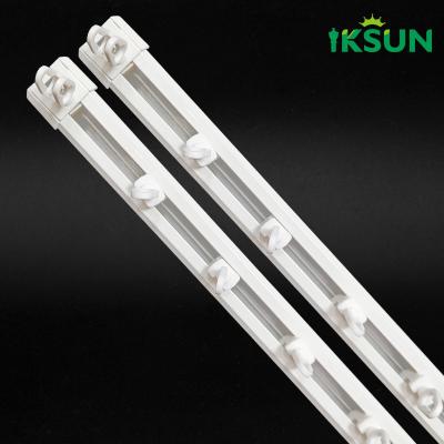 China Aluminum Ripple S Fold Curtain Track 6.7m Length Wave Curtain Rail zu verkaufen