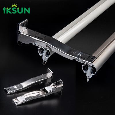 China 6063 T5 Extrusion Curtain Sliding Rail Curtain Track Custom Aluminum Alloy Metal for sale