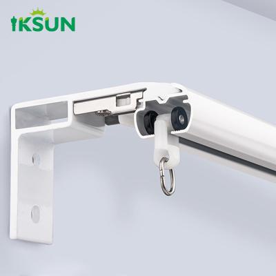 China Universal Simple Sliding Window Curtain Track Runners Aluminum Track Rails Customized for sale