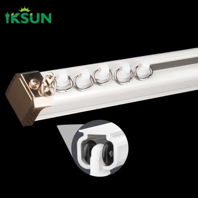 China T5 Aluminum Curtain Track Easily Assemble Alloy Curtain Rail for sale