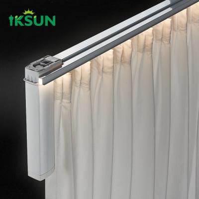 China New Led Lights Electric Curtain  Track  Aluminum Led Lighting System  Curtain Rail For Home for sale