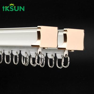 China  Contemporary Hanging Curtain Rail Easy Assembled Curtain Track Ceiling With Nano Silent Strip for sale