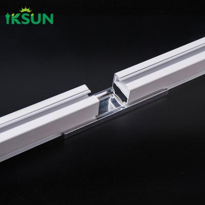 China Hidden Ceiling Mounted Curtain Track Curtain Rail Aluminum Extrusion For Dining Room for sale