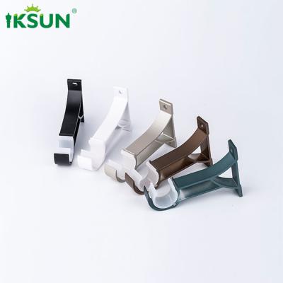 China Wall Mount Curtain Rod Brackets 6063 Aluminium Alloy Material for sale