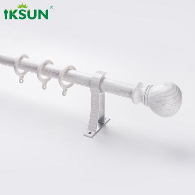 China Wall Mounted Wood Curtain Rod Set Fireproof Rustproof Waterproof for sale