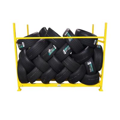 China Corrosion Protection Heavy Duty Q235 Metal Stacking Pallet Stack Rack for sale