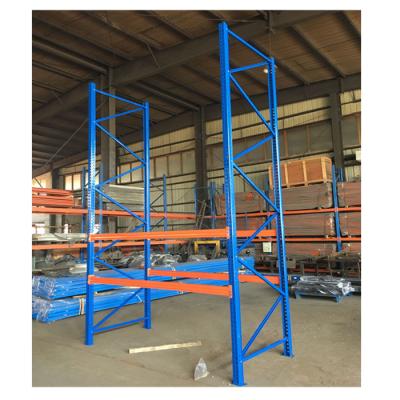 China Corrosion Protection Warehouse Teardrop Steel Pallet Rack L2438*W1068*H7315mm 4 Levels 2300-2500Kgs Per Level for sale