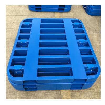 China Corrosion Protection Four-sided Steel Fork Pallet L1200*W1100mm for sale