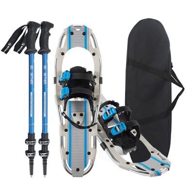 China Anti Slip/Durable/Easy To Walk On Snow Professional Custom Aluminum Winter Adventure Skiing Hiking Walking On Snow Shoes For Adults for sale