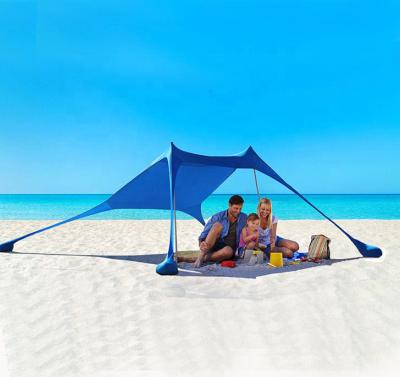 China UPF50+ Lycra/Elastic/Easy To Set Up/Ins Portable Stretching Outdoor Camping Glamping Lycra Beach Tent Sun Shelter Shade for sale