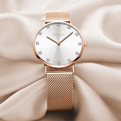 China Automatic Date Women Watch Gift Set Vintage Vegan Straps Valentine Couples Wristwatches for sale