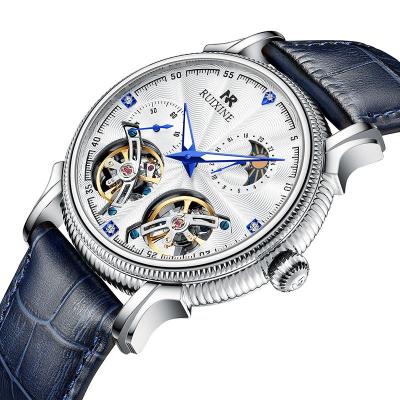 China Custom Date Skeleton Automatic Self-Winding Luxury Man Automatic Mechanical Watches for sale