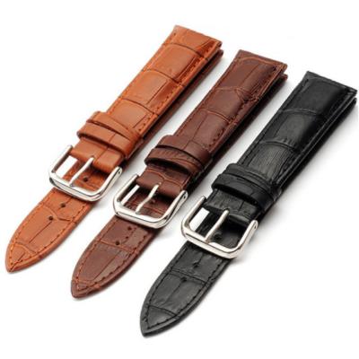 China High Quality Leather Luxury Leather Watchband Leather Band For Mechanical Wrist Watch Quartz Watches for sale