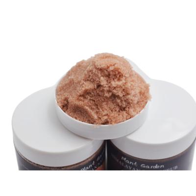 China Exfoliator Organic Vegan Whitening Exfoliating Moisturizing Himalayan salt face and body scrub for sale