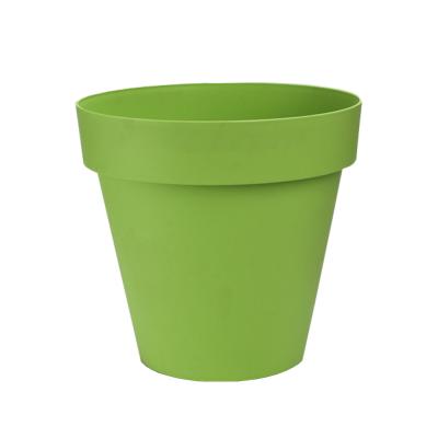 China Wholesale Products Design Furniture From Eco-friendly Porcelain PP Virgin Round Garden Flower Pots for sale