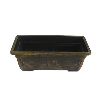 China Europe Leizisure Garden Windowsill Accessory Rectangle Planting Pot Garden Plastic Boxes For Flowers for sale