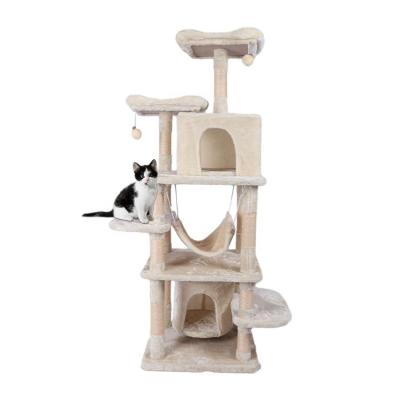 China Sustainable Cheap Cat Tree Modern Scratch Post Cat Tree for sale