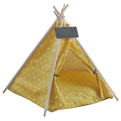 China Eco-friendly Breathable Pet Tent Cave Bed Detachable Pet Tent For Cats for sale