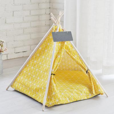 China Breathable Soft Washable Pet House Tent Bed Tent Detachable Pet Tent for sale