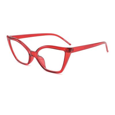 China Luxury Custom PC Optical Reading Glasses Unisex Cat Eye Occhiali DA Lettura Glasses for sale