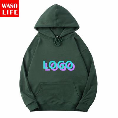 China 2022 Custom Anti-Wrinkle Heavyweight Oversized Mens Sweatshirt 100% Cotton Solid Color Solid Color Hoodie Wholesale High Quality for sale