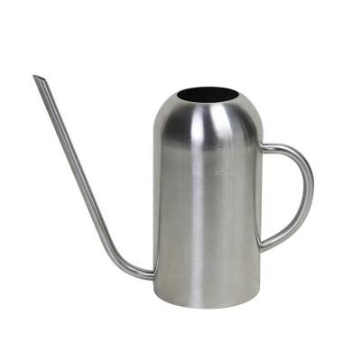 China 1500ml Metal Stainless Steel Satin Gold Metal Watering Can for sale