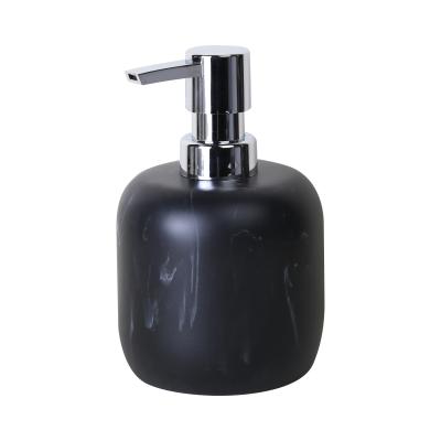 China Foam Soap Dispenser Bathroom Accessory Set Hand Clean Dispenser Pump Polyresin Liquid Soap Dispenser for sale