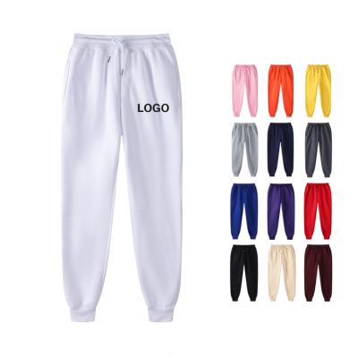 China Anti-wrinkle custom men's streetwear fashion striped style loose pockets elastic rib tapered fleece thick casual gym multiple track pants for sale