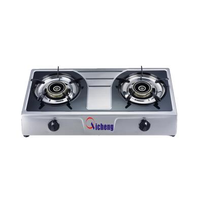 China Wholesale Hotel Cast Iron Gas Stove 2 Burner for sale