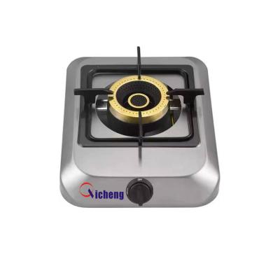 China Hotel S/S panel OEM cooktop single burner LPG gas stove CKD for sale