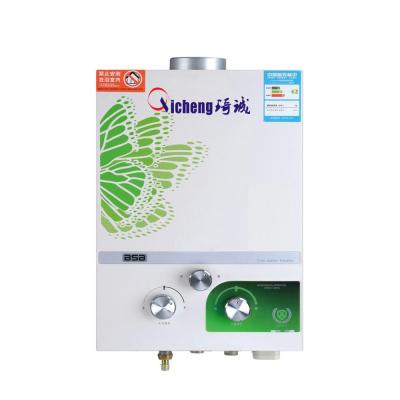 China Hotel 6 Liter LPG Bathroom Shower Water Pressure Gas Zero Gas Geyser for sale