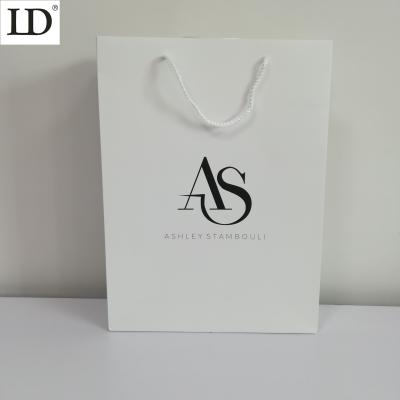 China Buying custom logo paper bag wholesale high quality white cheap paper bags for sale