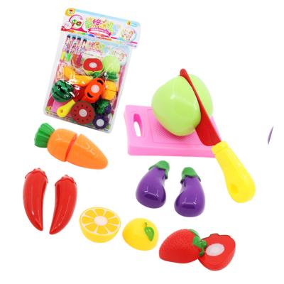 China Kitchen Set Toy Preschool Toy Fruit Vegetable Infant Children's DIY Baby Educational Toys Sets Wholesale Cut for sale