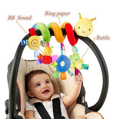 China Toy Soft Baby Toys Inflatable 0-12 Months Crib Stroller Music Hanging Educational Sensory Bed Bell Toy For Newborn Baby Rattles Kids Spiral for sale