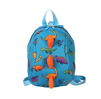 China Lovely Cute Dinosaur Cartoon Kindergarten Child Bagpack Korean Anti-lost School Bag for sale